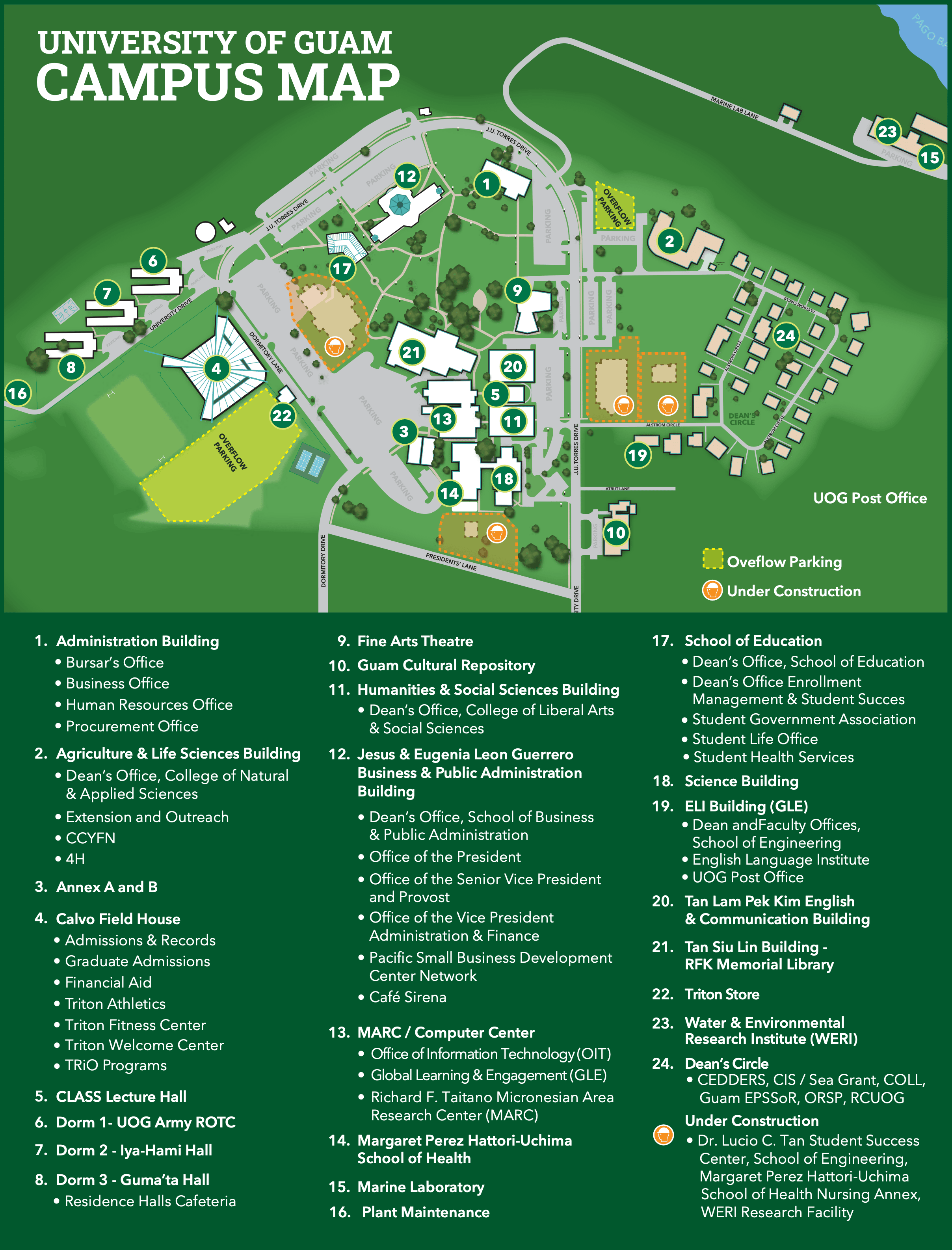 UOG Campus Map