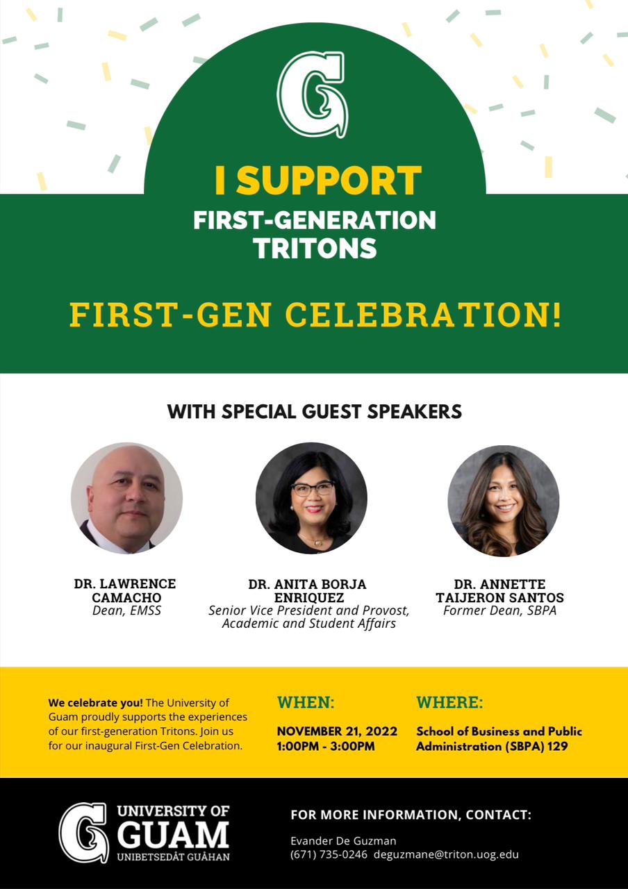 First Gen Celebration Flyer