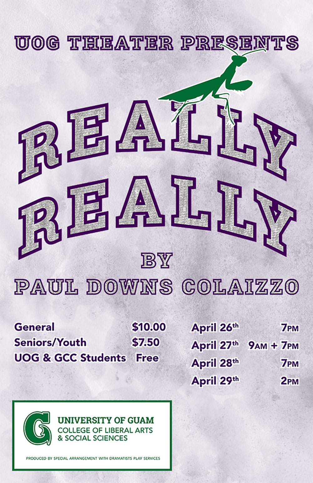 UOG Theatre Presents Colaizzo’s Really Really 