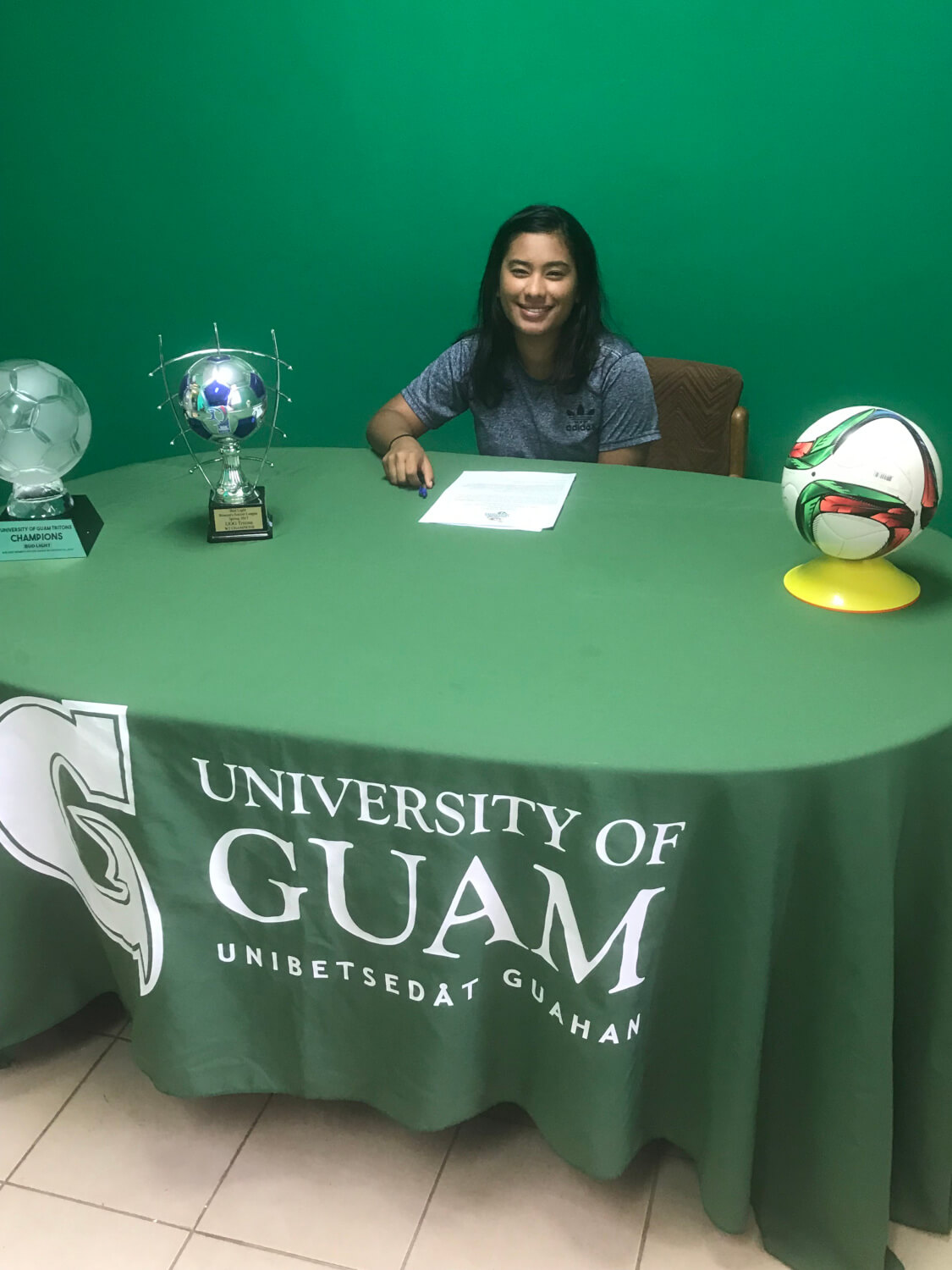 UOG Signs Tara Usita-Lee to play for Lady Tritons