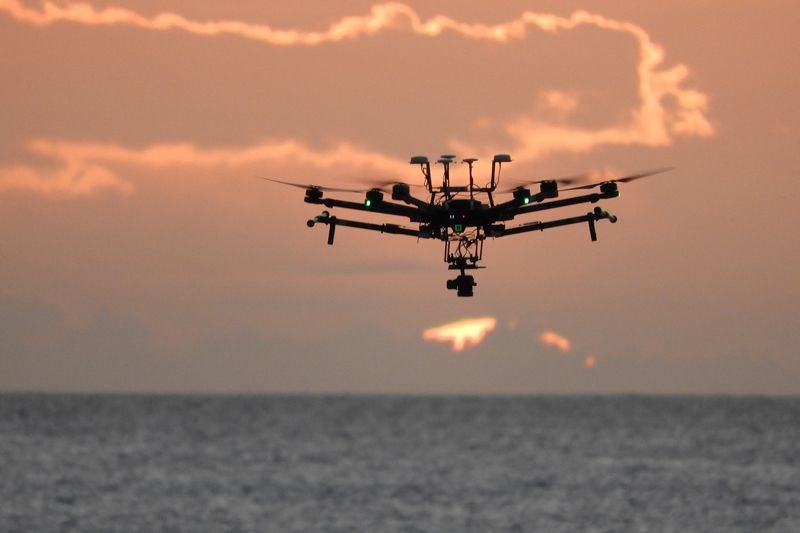 Drone takes to the skies to image offshore reefs