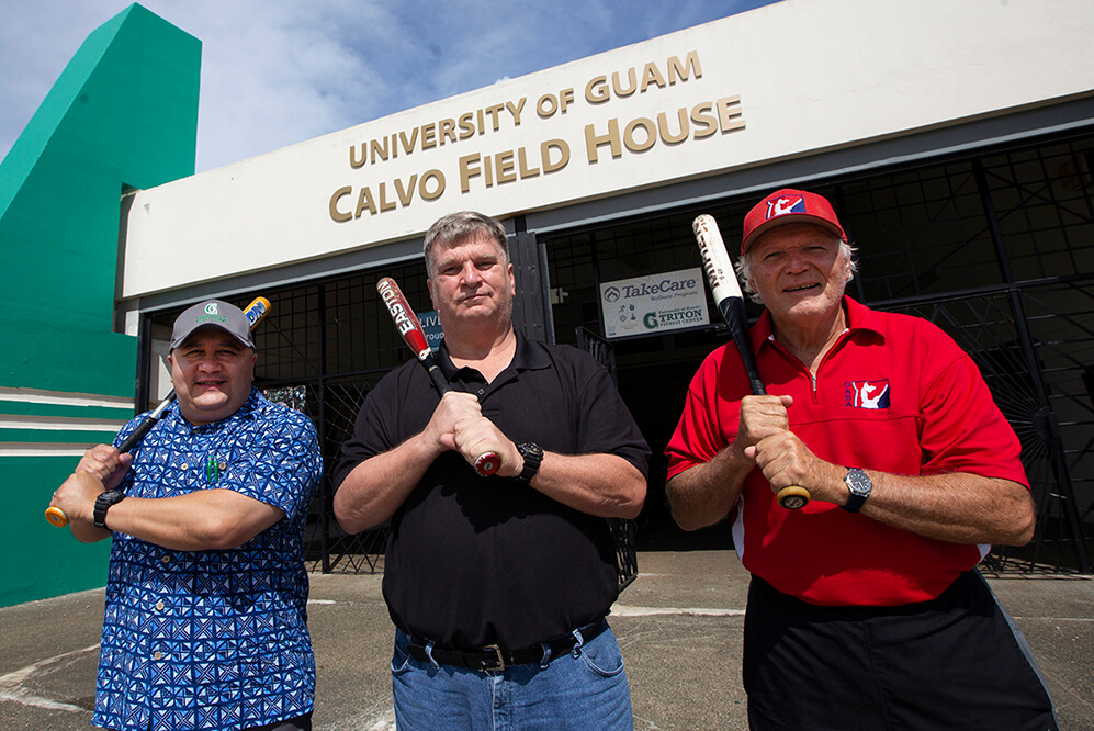 (From left) Lawrence Camacho, Doug Palmer, and Bill Bennett