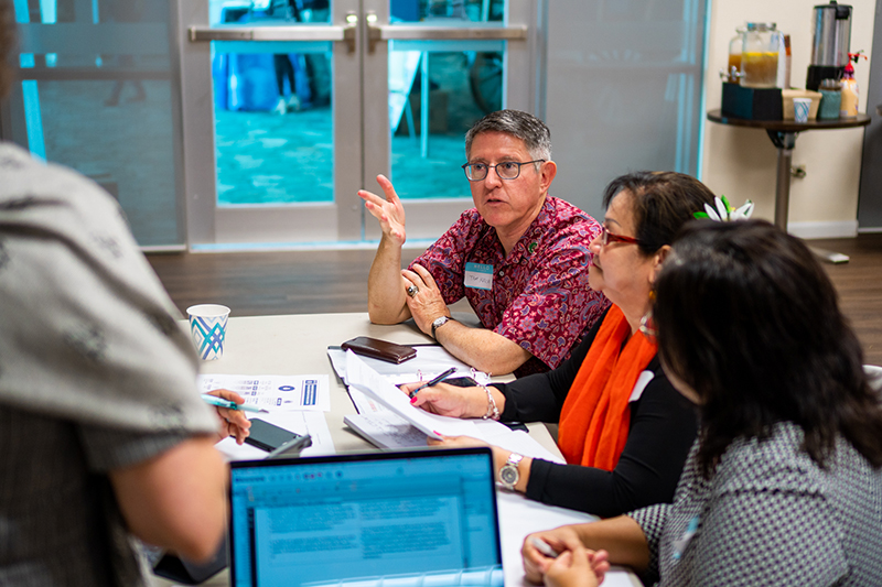 UOG President with his working group of education leaders