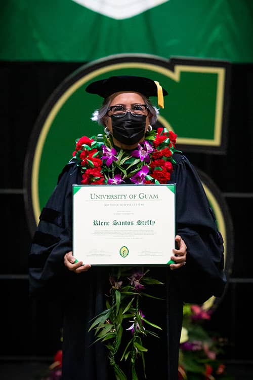 Rlene Steffy at the 2020 Commencement