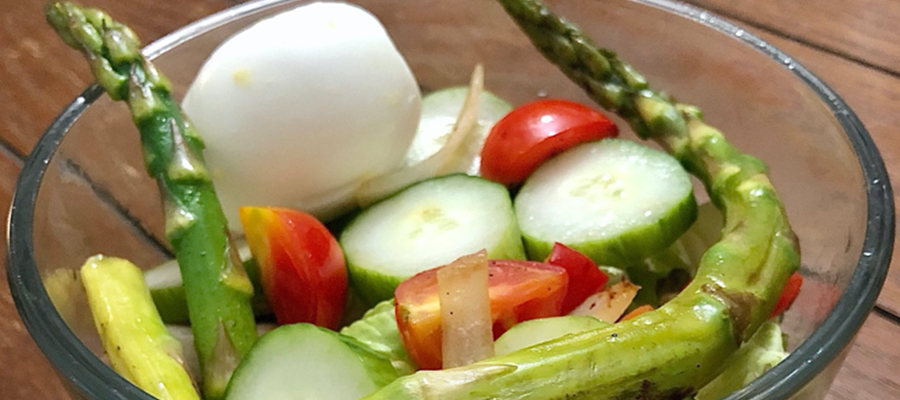 Photo of a bowl of organic vegetables