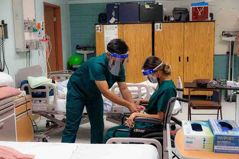 Photo of students of the Nursing Assistant Education Program