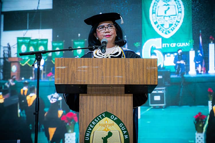 Senior Vice President and Provost Anita Borja Enriquez