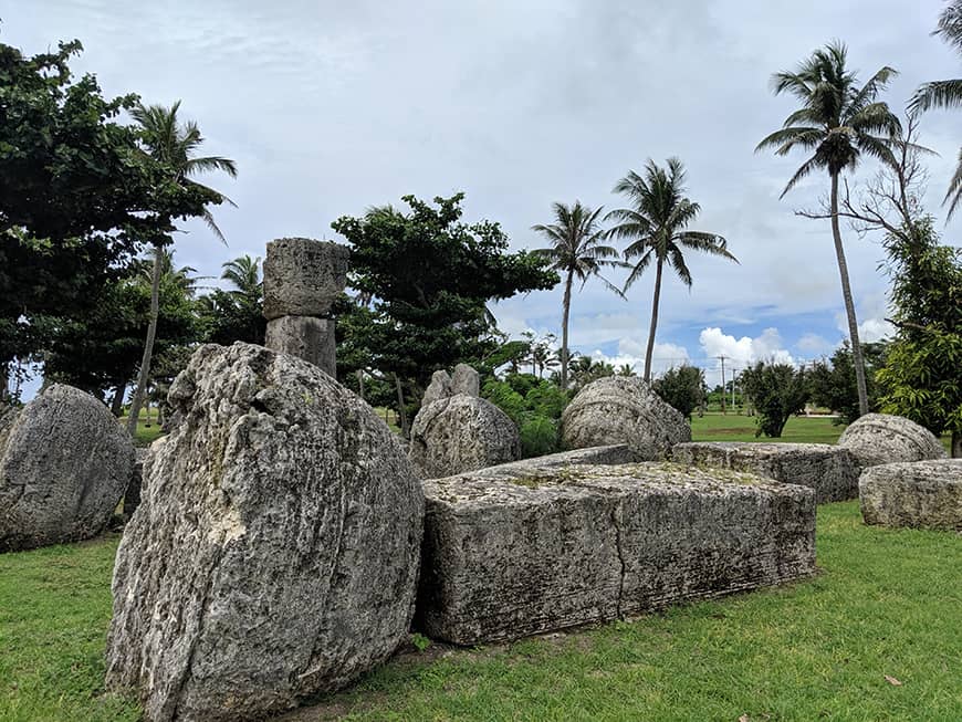 Photo of latte stone ruins