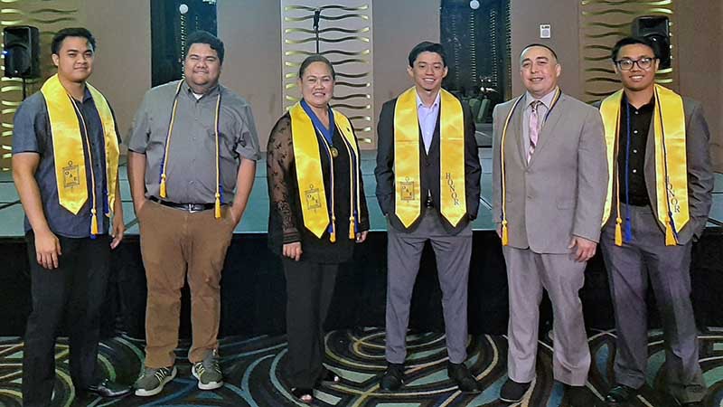 University of Guam Omicron Delta Epsilon inductees