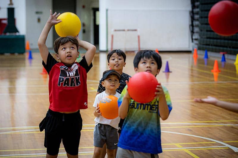 Kids at Triton Athletics Sports Camp