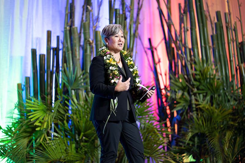 Keynote speaker Suzanne Vares-Lum