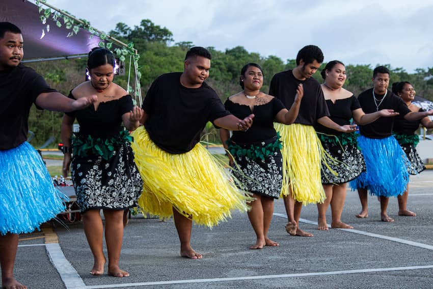 A photo of a cultural performance