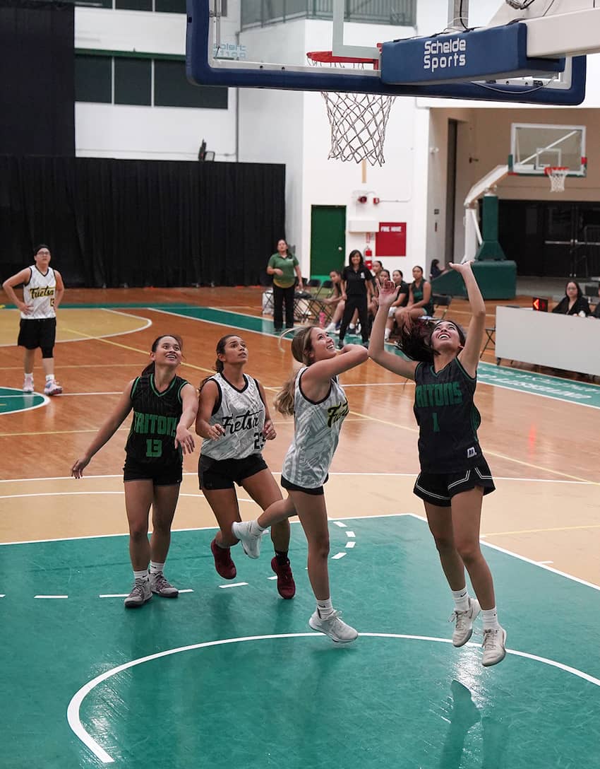 Fuetsa (By BioSteel) and the University of Guam Women's Basketball Team go head-to-head.