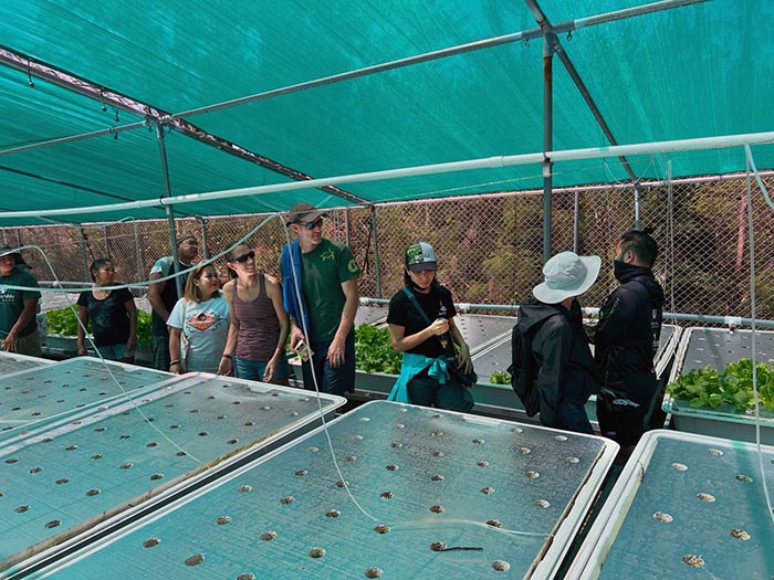 Photo of an Aquapark tour group