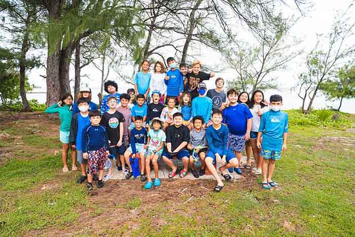 4-H Summer Camp Kids pose for a photo