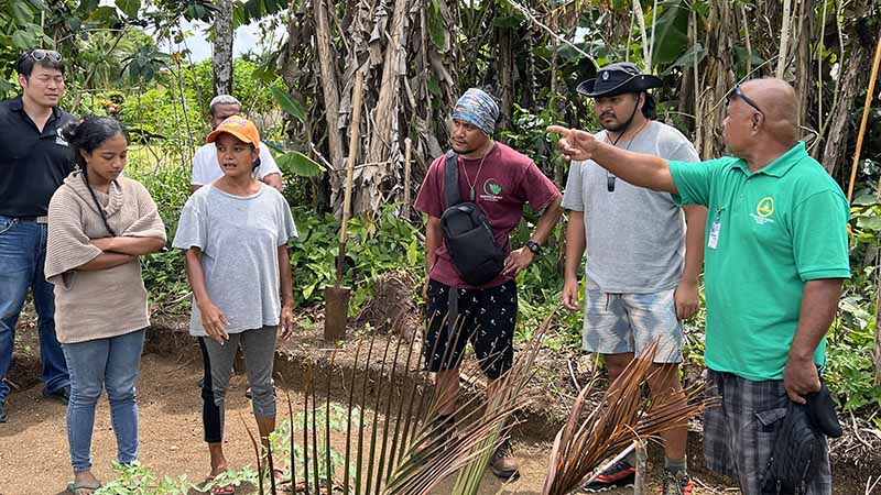 Photo of a farm tour in Yap