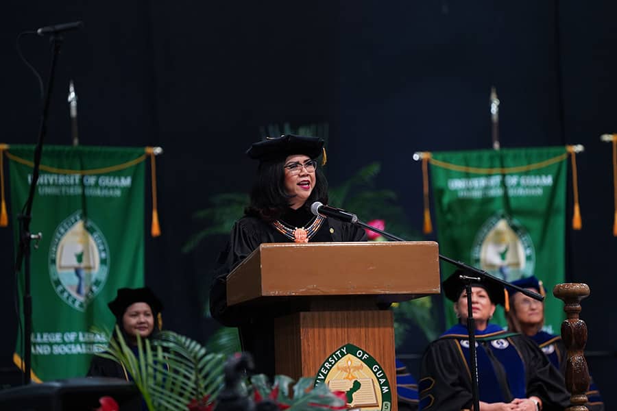 UOG President Anita Borja Enriquez