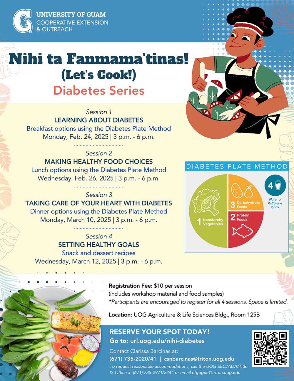 Flyer for the Nihi Cooking Class