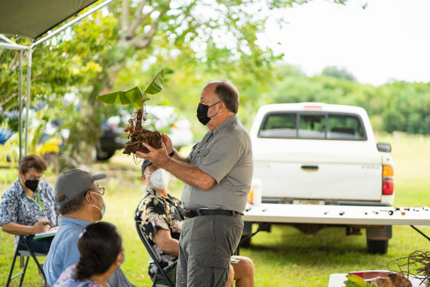 Robert F. Bevacqua, an extension horticulturalist with the University of Guam