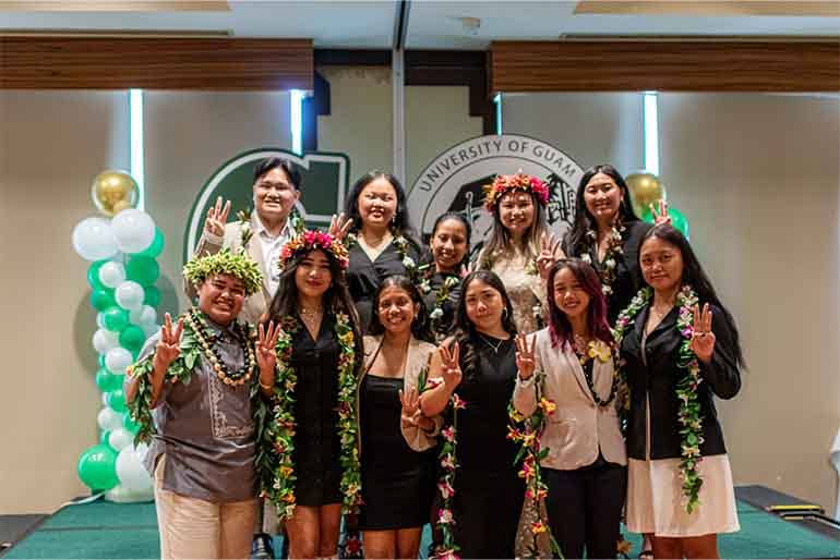  Newest UOG SGA Members pose for a photo