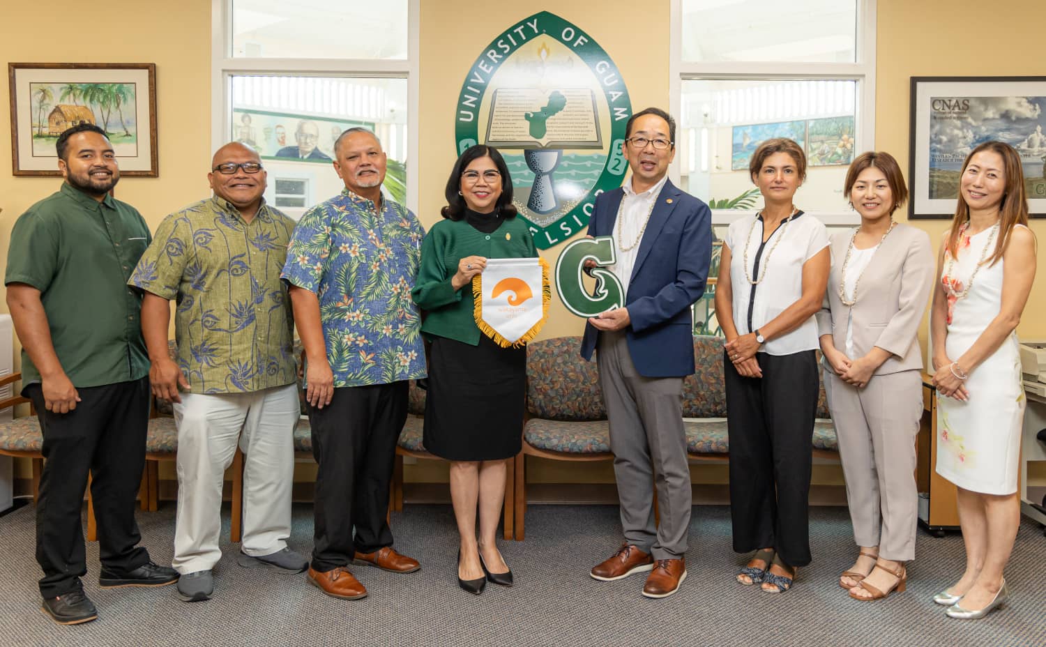 UOG and Wakayama University sign MOU for student exchanges, research, and cultural programs.