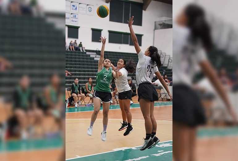 Triton Athletes play basketball for Super League